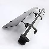 LT Sport Roof Top Rack Noise Reducer Wind Fairing with Cross Bars Mount Rooftop Carrier Air Deflector 43" Universal Aerodynamic Windshield Fairing Completed Kit
