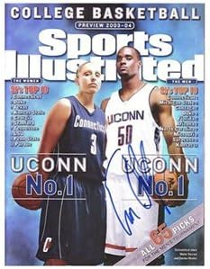 Amazon エメカ オカフォー署名u Connスポーツ イラストレーテッド誌の直筆サイン入りのnbaの雑誌 並行輸入 Emeka スポーツ アウトドア