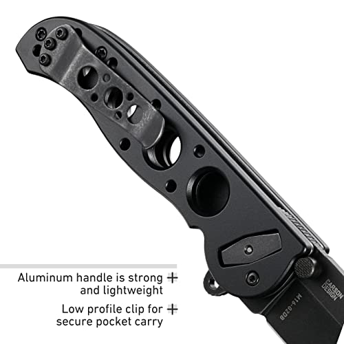 CRKT M1604DB EDC Folding Pocket Knife Assisted Opening EDC, Deadbolt