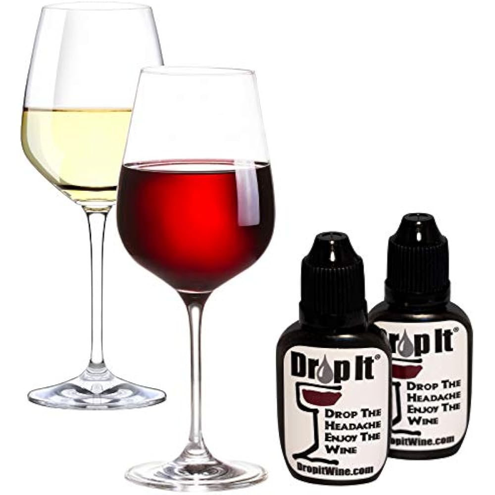 Drop It Wine Drops, 2 Pack Natural Sulfite Remover Tannin The