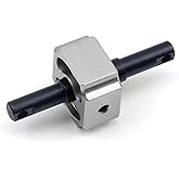 XHSESA Aluminum Alloy RC Differential Locker Spool Upgrades for Traxxas Drag Slash 1967 C10 RC Car (Titanium)