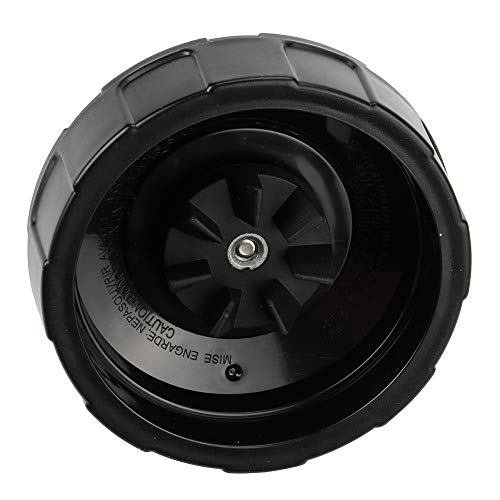 Breynet Black 1pc 900w 1000w Replacement Bottom Blade for Nutri Ninja Blender Juicer, Extractor Blade Assembly with 7 Fins on Bottom for Nutri Ninja Auto-iq 900w 1000w BL682 BL480 Blender Juicer