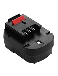 Powerextra Batería de repuesto 12 V 2000 mAh Batería para Black & Decker A1712 FS120B, FSB12, hpb12 y A12 Níquel-Cadmio, FS120B, FSB12