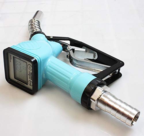 9TRADING Turbine Mechanical Gas Diesel Digital Fuel Nozzle with Accuracy LCD Reading Meter
