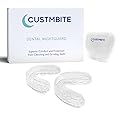 CustMbite Nightguard for Teeth Grinding, Clear (2 Pack) Made in USA