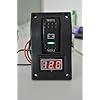 Amarine-made-PN-TV1-4-5-30V-Digital-Battery-Voltmeter-Test-Panel-Rocker-Switch-DPDT-On-Off-On-for-Marine-Boat-RV-PN-TV1-4