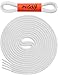 Oval Athletic Shoelaces [3 Pairs] 1/4