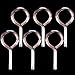 5/32” Hex Key Dogging Key Allen Key with Full Loop, Allen Wrench Door Key for Push Bar Panic Exit Devices, Solid Metal - 6 Packs