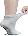 Yomandamor 5 Pairs Women's Cotton Ankle Breathable Mesh Diabetic Socks with Seamless Toe,L Size …