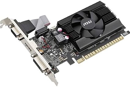 Amazon Com Msi Video Card Gt 710 2gd3h Lp Gt710 2gb Ddr3 Oc 64bit Dl Dvid Hdmi D Sub Lowprofile Electronic Consumer Electronics Computers Accessories