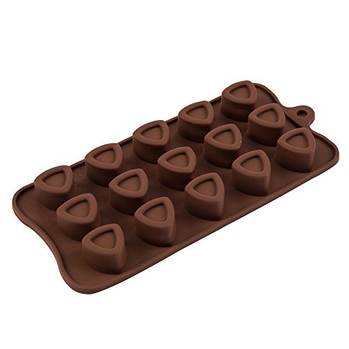 15 Cavity Little Triangle Shape Silicone Chocolate Candy Ice Jelly Soap Molds Moulds Handmade DIY Mold