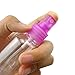 Honbay 4PCS 50ml 1.7oz Portable Refillable Plastic Spray Bottles Empty Makeup Clear Sprayer Bottle with Fine Mist Travel Sized Spray Bottle