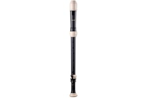 WOODI USA SMARTWOODI Tenor Recorder WRT-248B Black & Ivory 3-Piece Baroque Fingering