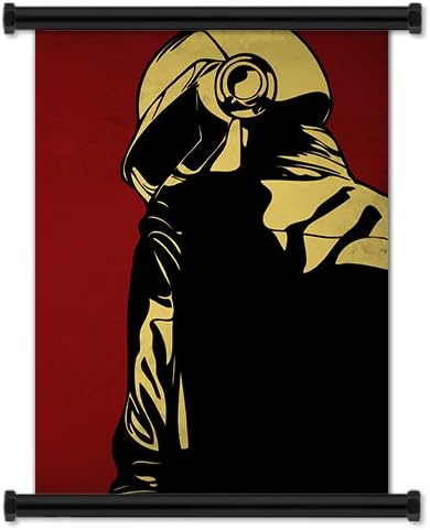 Daft Punk French House DJ Fabric Wall Scroll Poster (32" X 39") Inches