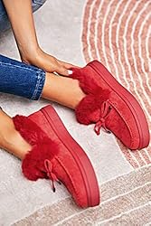 TINSTREE Winter Flat Boots Warm Durable Shoes