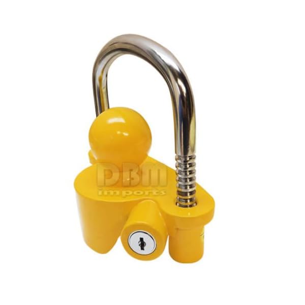 Trailer-Coupler-Lock-Boat-Marine-RV-Tractor-Hitch-Theft-Protection-2-Keys-Lock