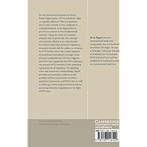 Optimal Regulation and the Law of International Trade: The Interface between the Right to Regulate and WTO Law (Cambridge International Trade and Econ