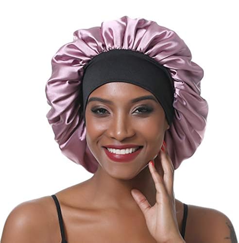 Shower Cap 100 Silk Bonnet For Natural Hair Large Silky Printing
