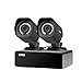 SHO 2 Pack Full HD 1080P Outdoor sPoE Security Camera w/8CH sPoE Repeater for Power & Data Transmission, Customizable Motion Detection,Free 6-Month Cloud Service(Activation Code: FISH2C02)