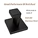 Nolimas Matte Black Towel Coat Hook Stainless Steel Bathroom Clothes Cabinet Closet Sponges Hook Wall Mounted Square Kitchen Heavy Duty Door Hanger 1 Pack