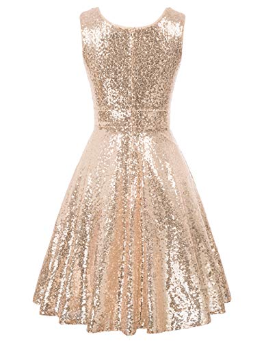 GRACE KARIN Vestido de Lentejuelas para Mujeres sin Mangas Cuello V de Fiesta Cóctel Rockabilly GRACE KARIN Vestido de Lentejuelas para Mujeres sin Mangas Cuello V de Fiesta Cóctel Rockabilly - Imagen 3