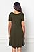 Newbely Womens Casual Dresses for Women Juniors Long Sleeve Tshirt Tunic Dress for Women