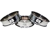 E-ONSALE Aluminum Herbal Pollen Set of 3 Screen Size Stackable Sifter 66, 96, 120 Micron Hash Extractor Sifter Shaker (66, 96, 120)