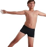 Speedo Boys Eco Endurance+ Aquashort Chlorine Resistant Quick Dry Black view 2