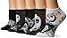 Disney Women's Nightmare Before Christmas 5 Pack No Show, Assorted Neutral, Fits Sock Size 9-11 Fits Shoe Size 4-10.5