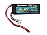 Lectron Pro 11.1 volt - 950mAh 30C Lipo Pack for Blade 200 SRX