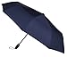 Benkii 60 Mph Windproof 10 Rib Travel Umbrella, Navy Blue