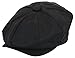 Men's Newsboy Linen Applejack Gatsby Collection Ivy Hats - Black