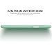 For Samsung Note 4 Case, FLOVEME [Slim Fit] [Open View Window] [Smart Slide Free Touch] Premium Ultra Thin PU Leather Flip Pouch Folio Clear Back Cover Holder for Samsung Galaxy Note 4 - Green