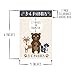 Hadley Designs 7 Woodland Baby Nursery Closet Organizer Dividers For Girls or Boys Clothing, Grey Age Size Hanger Organization For Kid, Toddler, Infant, Clothes Must Have, Shower Gift, 0-24 Months