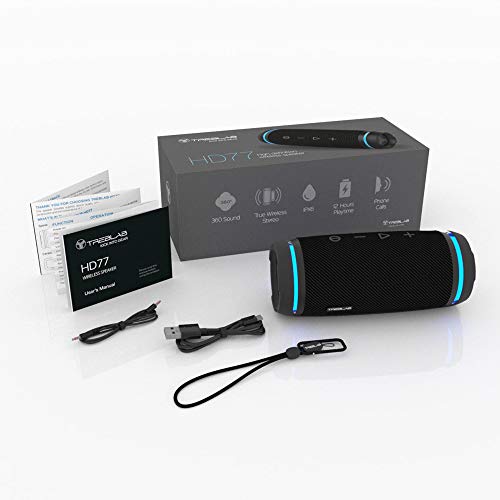 image for TREBLAB HD77 Portable Bluetooth Speaker - Loud 360° HD Surround Sound