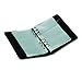 Samsill 81270 Regal Leather Business Card Book, 6 Ring Binder Holds 120 Business Cards and A-Z Indexes, Black