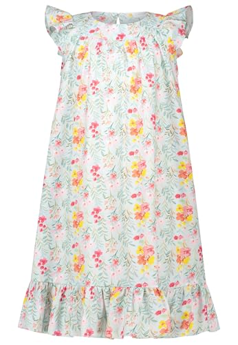SALT AND PEPPER BY KIDS PARK Girls Summer Dress Flowers, Multicolore, 140