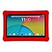 Transwon 7 Inch Tablet Case Compatible with iRULU 7 Inch Tablet, ZONKO 7, TOPELOTEK 7, Dragon Touch Y88X Plus, Tagital T7K, Alldaymall Q88, Ainol Q88, UJoyFeel KIDS701 - Red