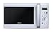 Bella 700-Watt Compact Microwave Oven, 0.7 Cubic Feet, White with Chrome