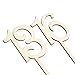 NUOLUX 11-20 Wooden Table Numbers with Holder Base for Wedding or Home Decoration 10pcs(Wood Color)