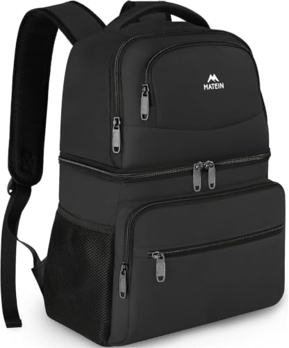 MATEIN Kühltasche 34L, 40 Dosen Kühl Rucksack, Kühltasche Srand