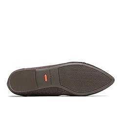 Hush Puppies Women's Sadie Ballet Loafer Flat, Dark