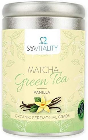 Te Verde Matcha Biologico In Polvere 100g Grado Cerimoniale Sapore Di Vaniglia Amazon It Salute E Cura Della Persona
