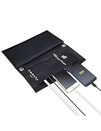 tuffgear 15 W USB plegables panel solar cargador portátil y altamente eficiente Panel Solar para iPhone, iPad, iPod, Samsung, Android teléfonos inteligentes, tabletas, Cualquier dispositivos USB y más
