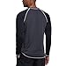 Men's Long Sleeve Swim Shirts Rashguard UPF 50+ UV Sun Protection Shirt Athletic Workout Running Hiking T-Shirt Swimwear