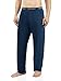 DAVID ARCHY Men's 2 Pack Bamboo Rayon Long Pajamas Pants Loungewear Sleep Bottoms