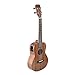 Caramel CT402 All Solid Mahogany Tenor Acoustic Electric Ukulele With Truss Rod