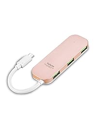 USB 3.0 Hub, datos de alta velocidad 5 Gbps velocidad de transferencia, Extended Windows con Mac Puerto, yfeite 4 in1 nuevo tipo de C Hub de aleación de aluminio