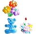 Maikerry Balloon Animals Kit Twisting Balloons with Pump Pack of 200 Long Balloons for Party Birthday Decoration
