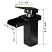 MANCEL Bathroom Faucet Oil Rubbed Bronze Widespread Waterfall Lavatory Waterfall Single Handle Hole Sink Faucets